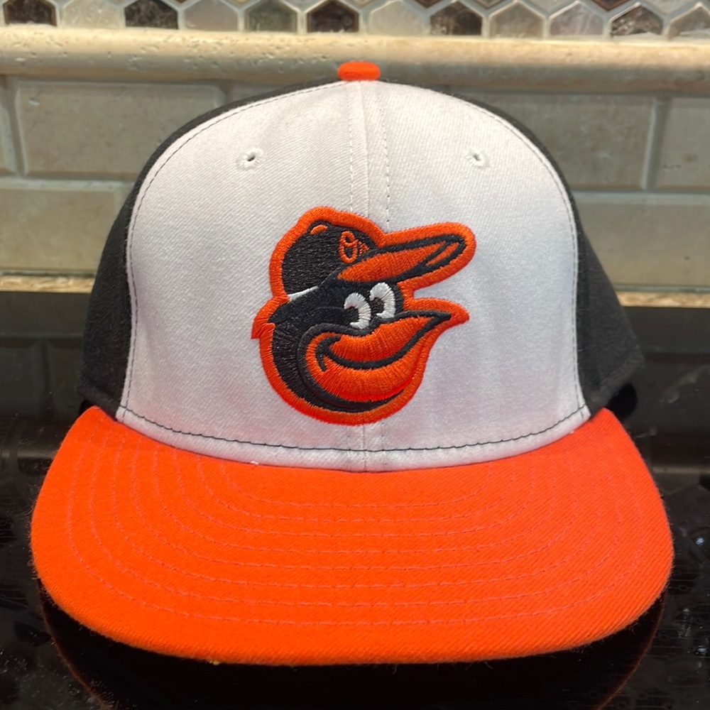 Baltimore Orioles On Field size 7 1/4 fitted New Era 5950 hat